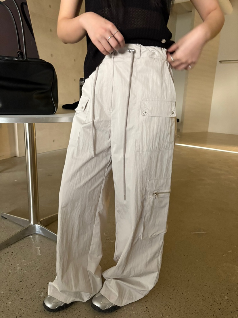 Verbena韓國㊣直郵東大門代購女裝新品人氣休閑褲工裝褲拉鏈Verbena休閑褲