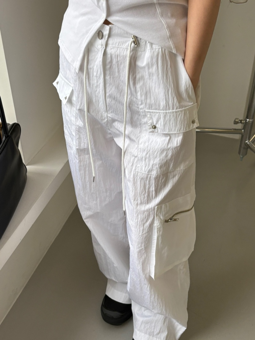 Verbena韓國㊣直郵東大門代購女裝新品人氣休閑褲工裝褲拉鏈Verbena休閑褲