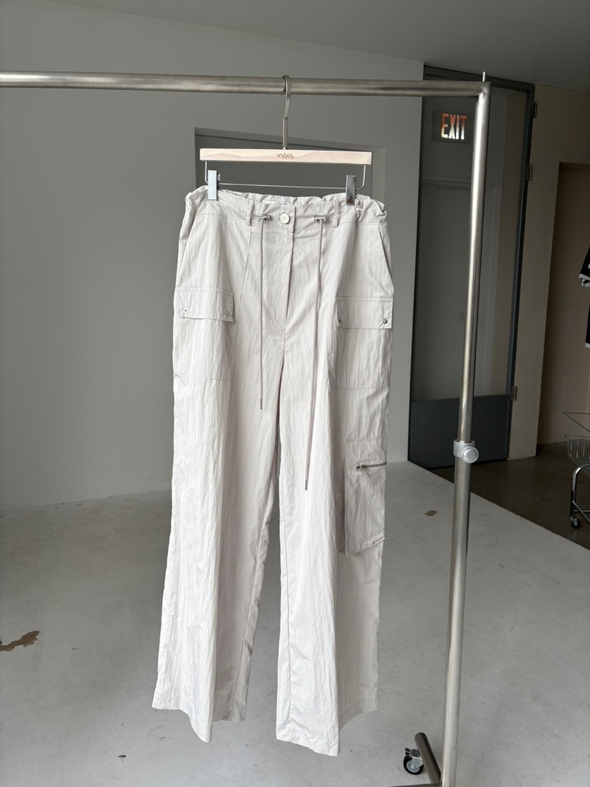 Verbena韓國㊣直郵東大門代購女裝新品人氣休閑褲工裝褲拉鏈Verbena休閑褲圖色2