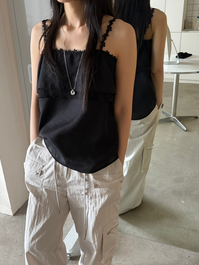 Verbena直郵韓國代購㊣女裝新款推薦時尚人氣休閑25春夏吊帶背心Verbena吊帶/背心
