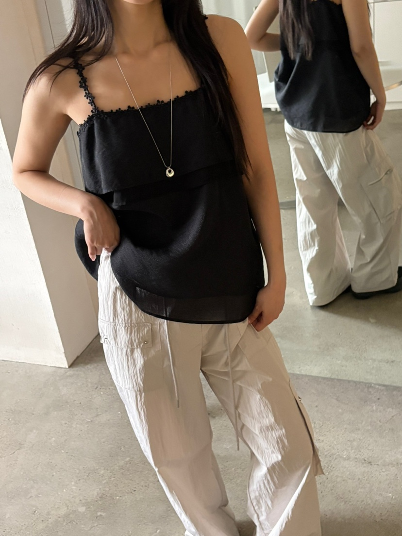 Verbena直郵韓國代購㊣女裝新款推薦時尚人氣休閑25春夏吊帶背心Verbena吊帶/背心