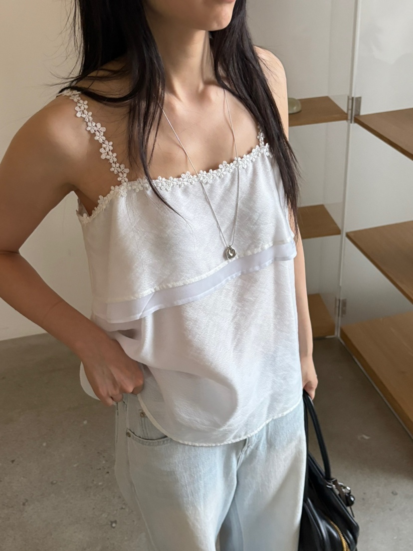 Verbena直郵韓國代購㊣女裝新款推薦時尚人氣休閑25春夏吊帶背心Verbena吊帶/背心