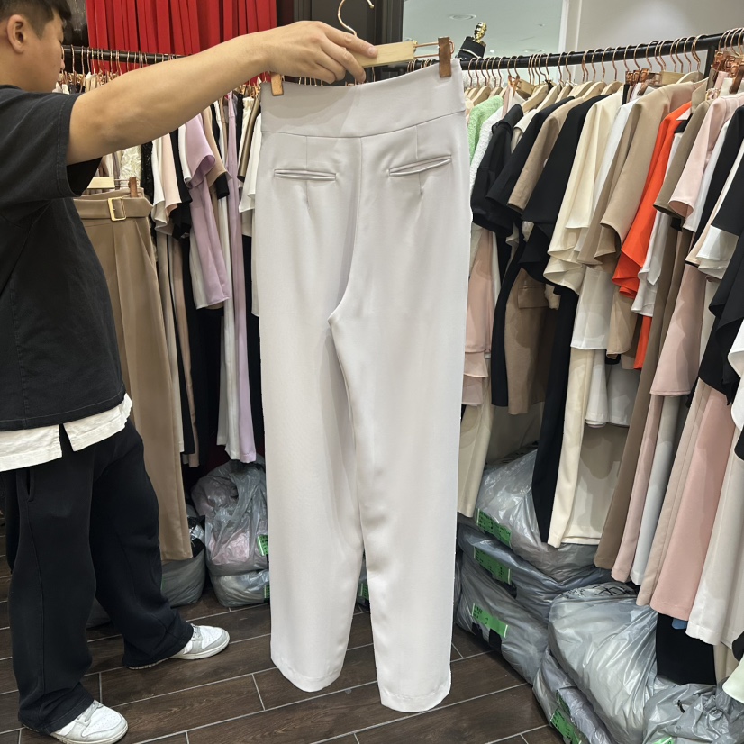 HERISH-HAUTE韓國直郵㊣東大門實拍女裝新品25春夏休閑褲腰帶HERISH-HAUTE休閑褲