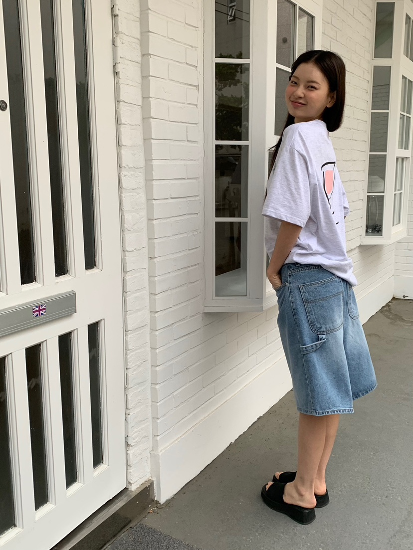 LOVE MY SANTA韓國直郵㊣東大門實拍女裝新品人氣短褲口袋Santa/LOVE MY SANTA短褲