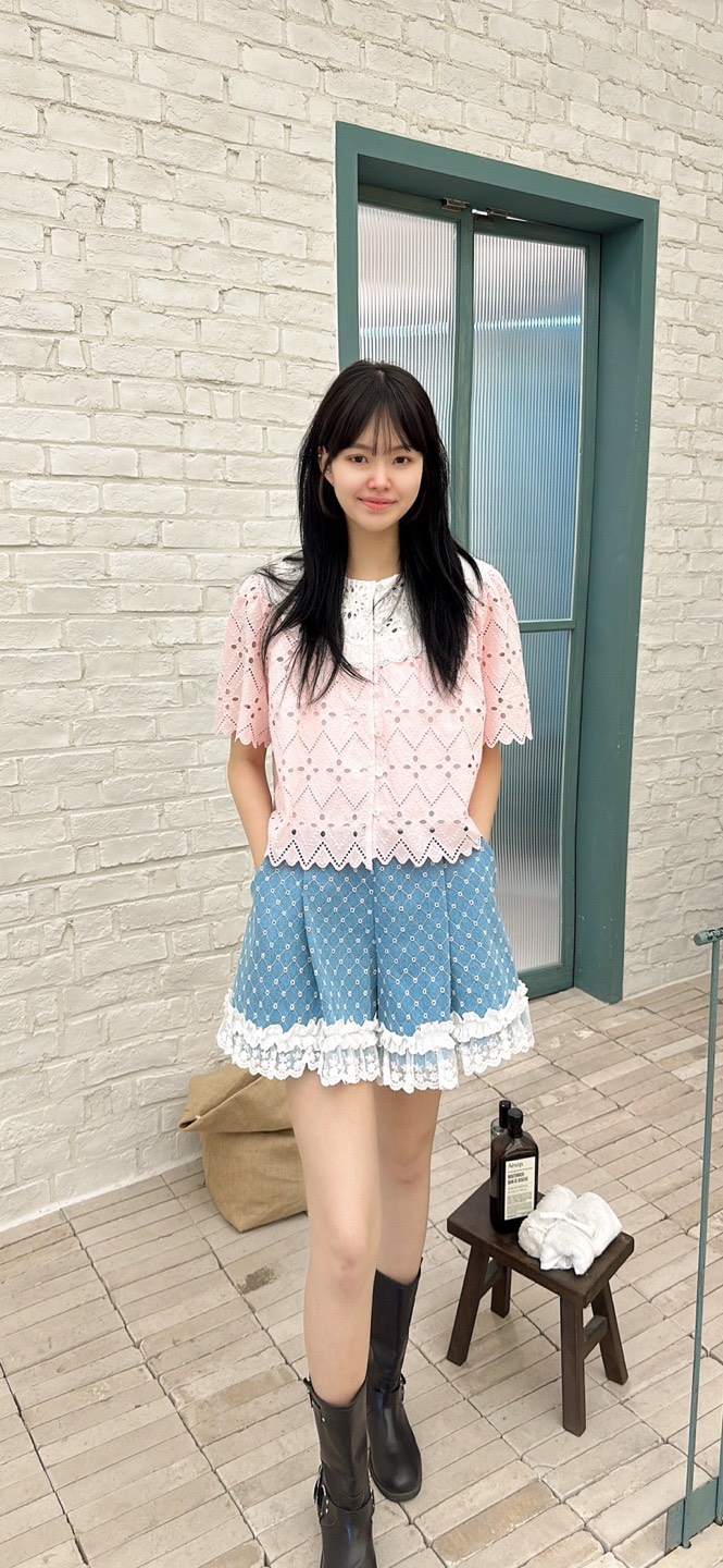 YARD韓國直郵㊣女裝新品時尚熱賣25春夏人氣推薦襯衫蕾絲衫YARD襯衫/蕾絲衫