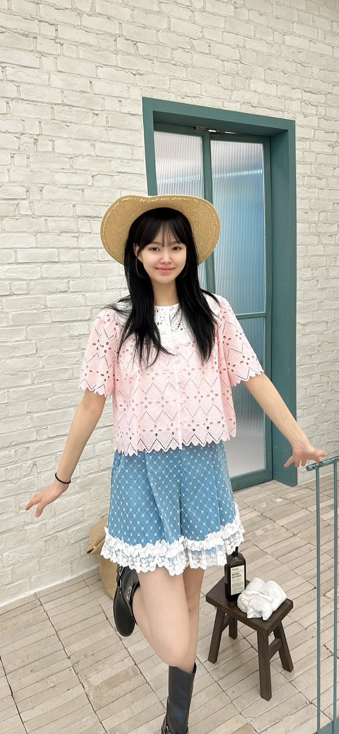 YARD韓國直郵㊣女裝新品時尚熱賣25春夏人氣推薦襯衫蕾絲衫YARD襯衫/蕾絲衫
