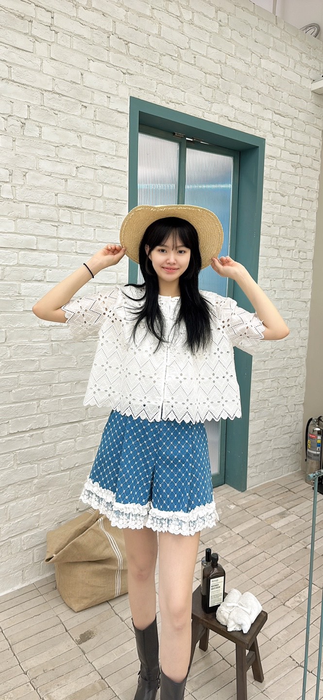 YARD韓國直郵㊣女裝新品時尚熱賣25春夏人氣推薦襯衫蕾絲衫YARD襯衫/蕾絲衫