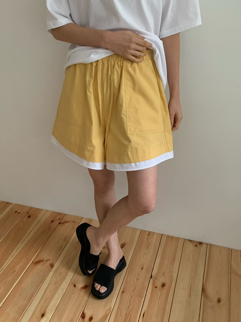 LOVE MY SANTA韓國㊣直郵東大門代購女裝新款休閑熱賣短褲Santa/LOVE MY SANTA短褲圖色1