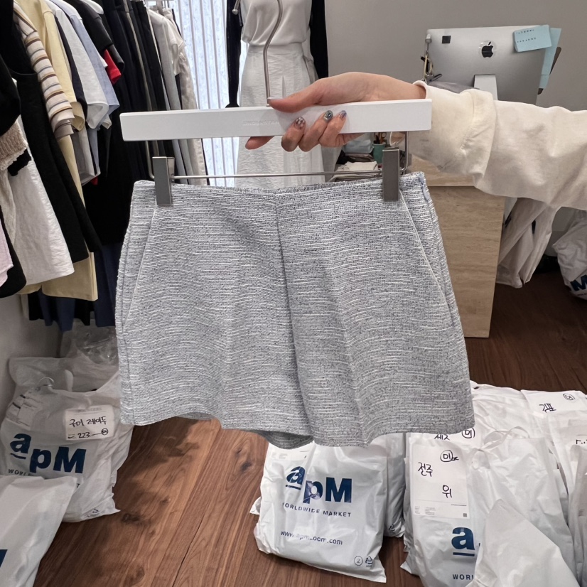 UNDERSTANDING直郵韓國代購㊣女裝新品休閑時尚25春夏人氣短褲UNDERSTANDING短褲圖色2