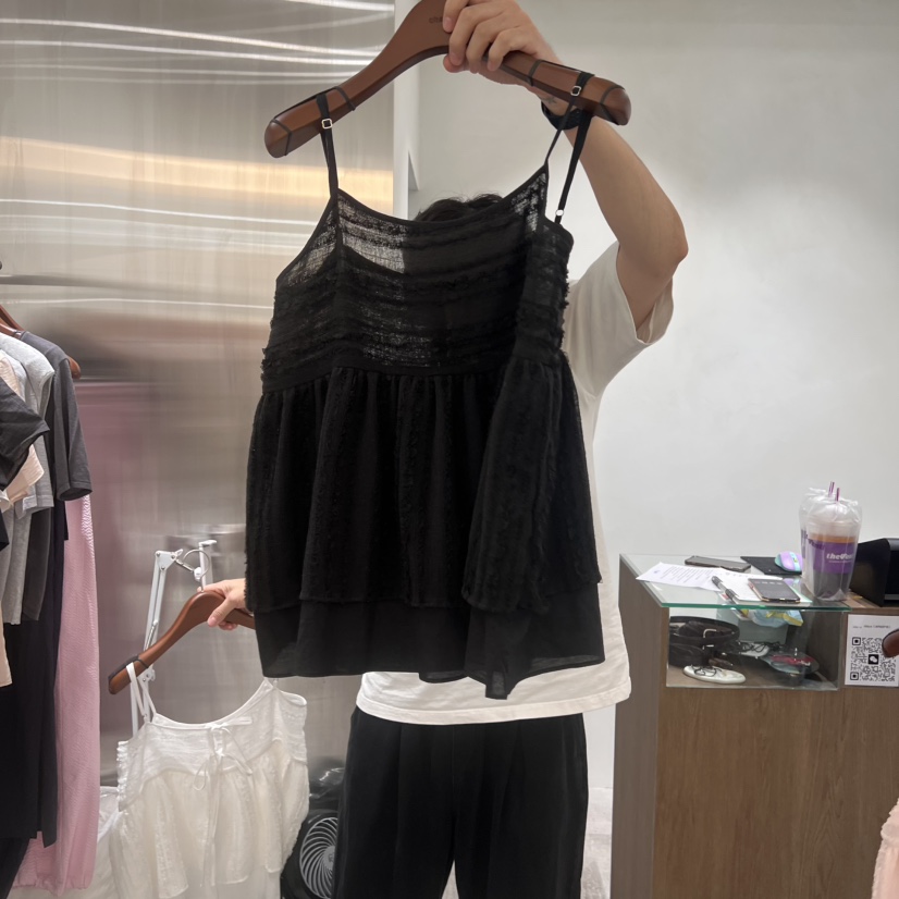 CHAE韓國直郵㊣女裝新款25春夏時尚推薦休閑熱賣人氣吊帶背心CHAE吊帶/背心圖色2