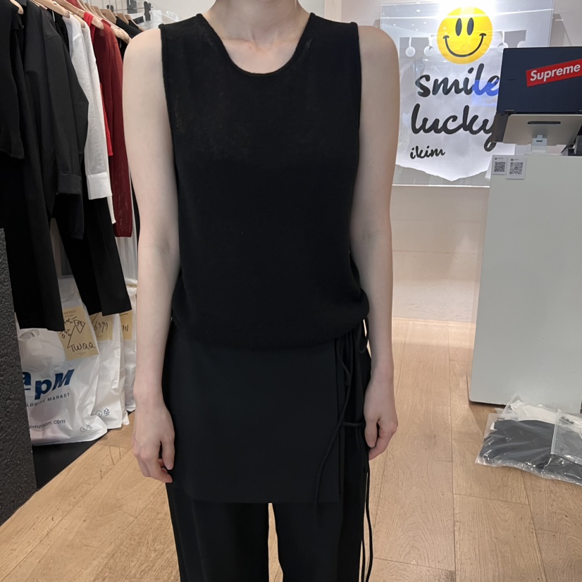 LA MAGIE FEMME韓國㊣直郵東大門代購女裝新品休閑吊帶背心亞麻Lamagie Femme吊帶/背心圖色4