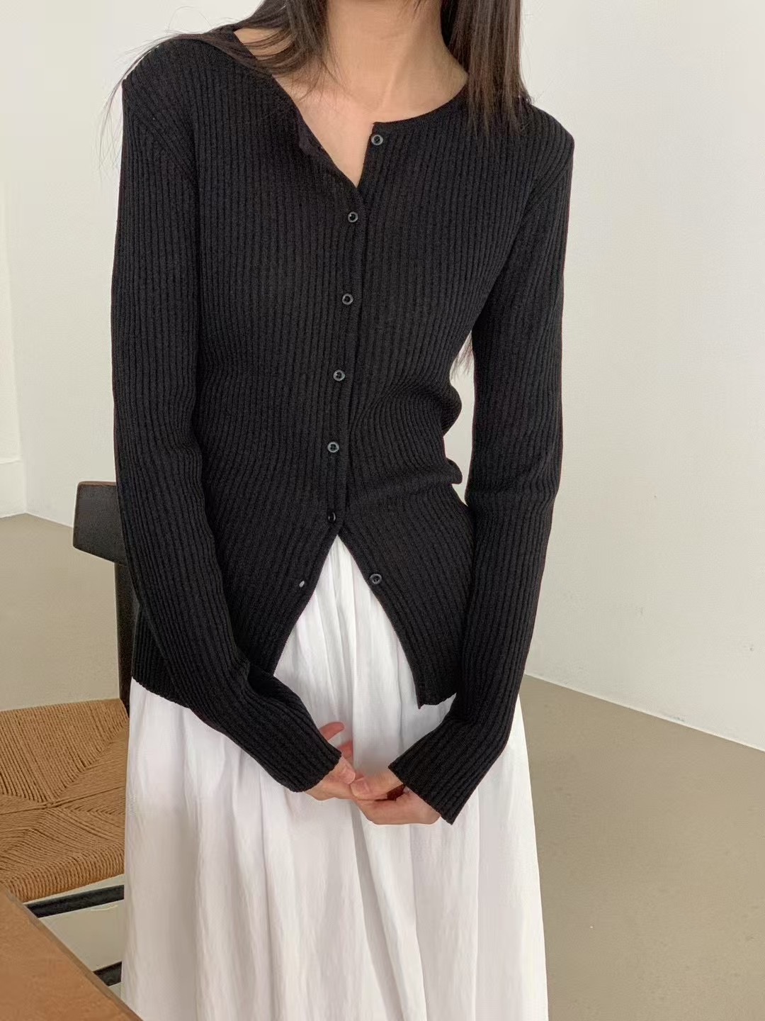 LURE韓國直郵㊣東大門實拍女裝新款時尚休閑25春夏熱賣針織衫LURE針織衫圖色4