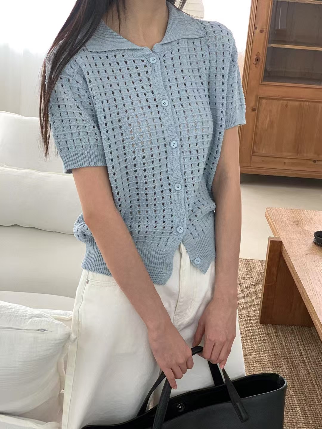 LURE韓國直郵㊣東大門實拍女裝新款人氣推薦休閑時尚針織衫LURE針織衫