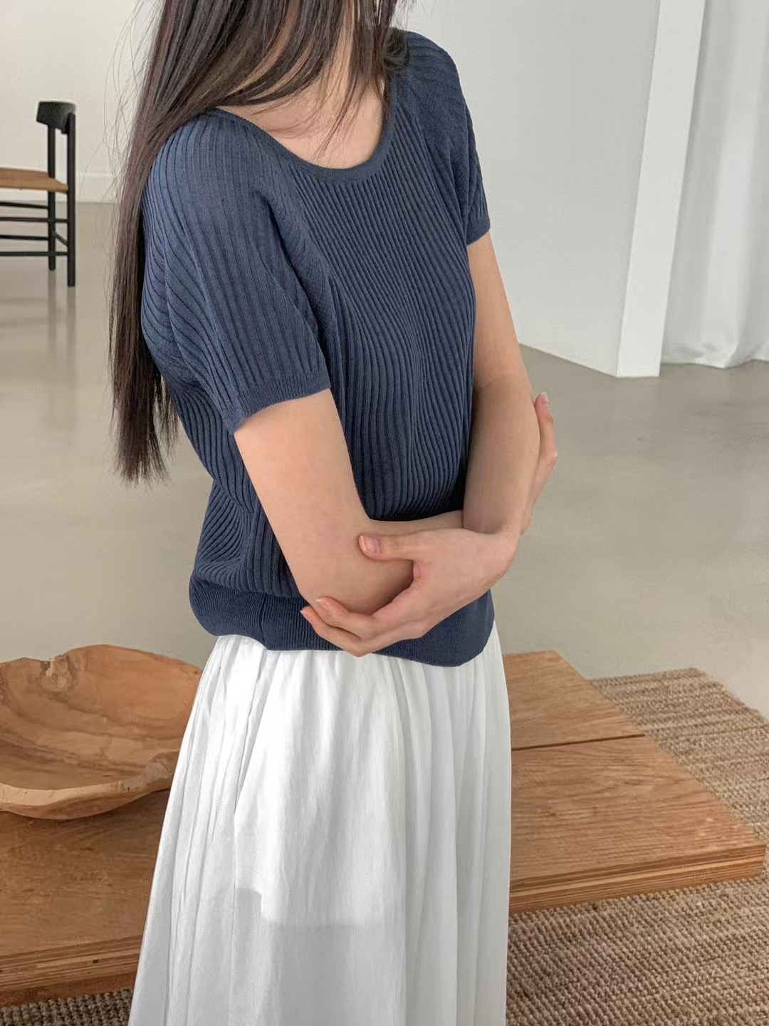 LURE直郵韓國代購㊣女裝新品時尚25春夏推薦人氣休閑針織衫LURE針織衫
