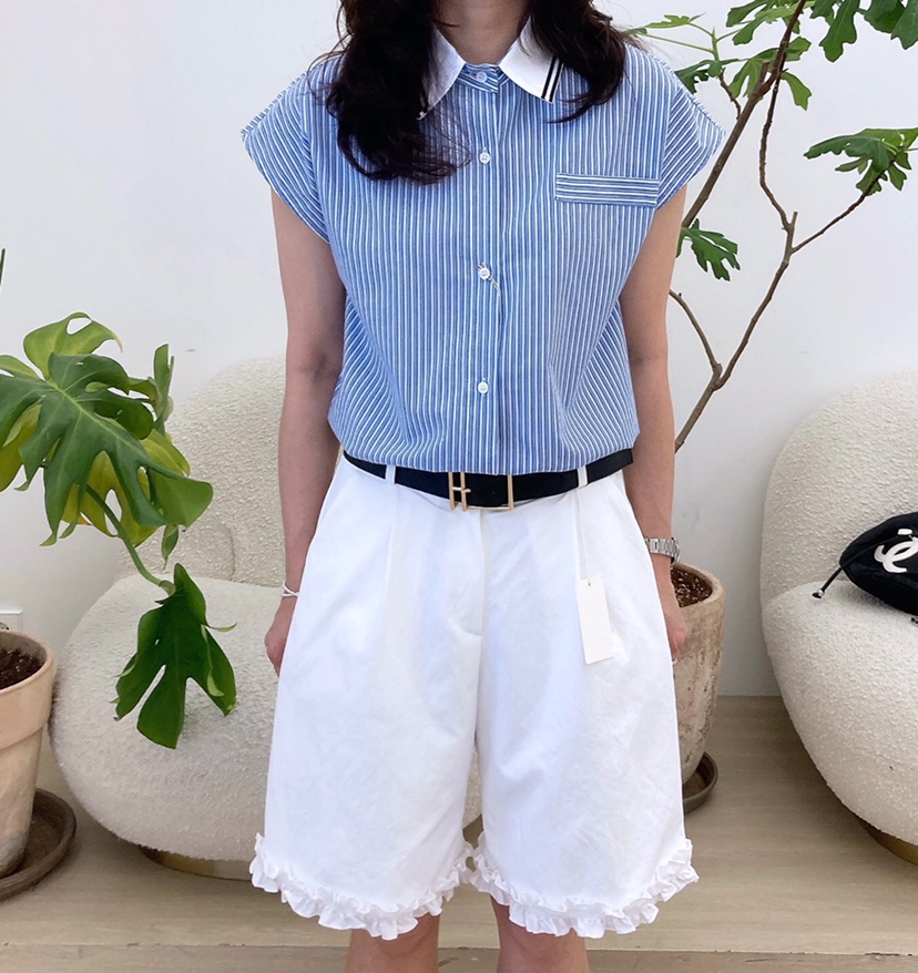 HANNA-A東大門實拍女裝新品熱賣休閑時尚真品推薦襯衫蕾絲衫HANNA襯衫/蕾絲衫