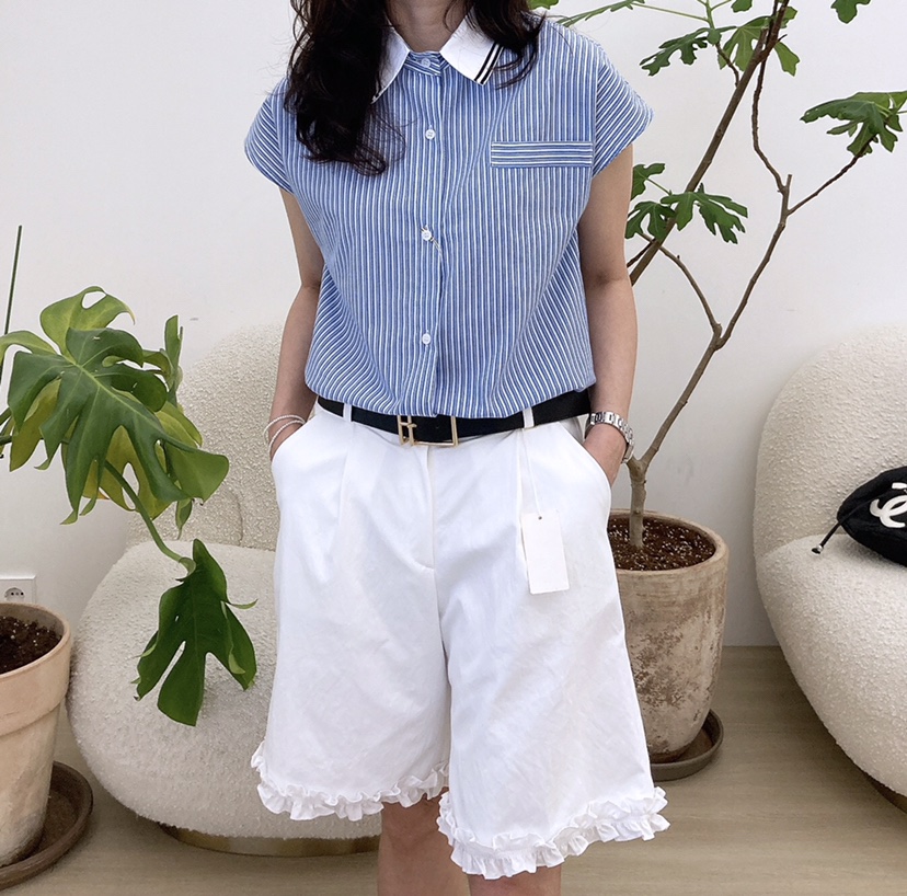 HANNA-A東大門實拍女裝新品熱賣休閑時尚真品推薦襯衫蕾絲衫HANNA襯衫/蕾絲衫
