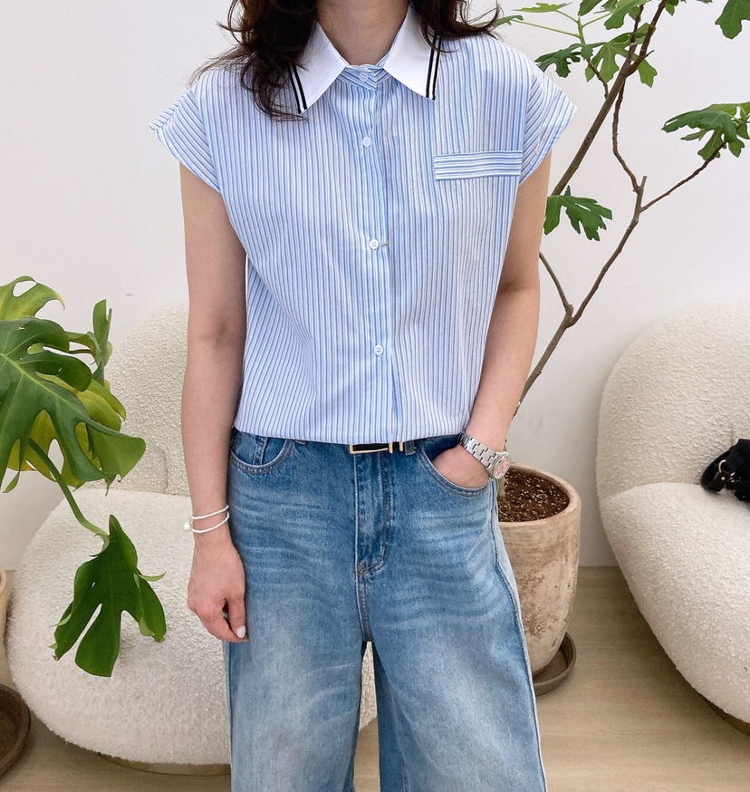 HANNA-A東大門實拍女裝新品熱賣休閑時尚真品推薦襯衫蕾絲衫HANNA襯衫/蕾絲衫圖色2