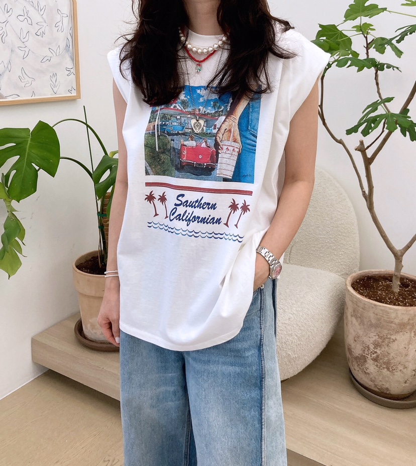 HANNA-A韓國直郵女士新款休閑人氣25春夏時尚職業吊帶背心HANNA吊帶/背心