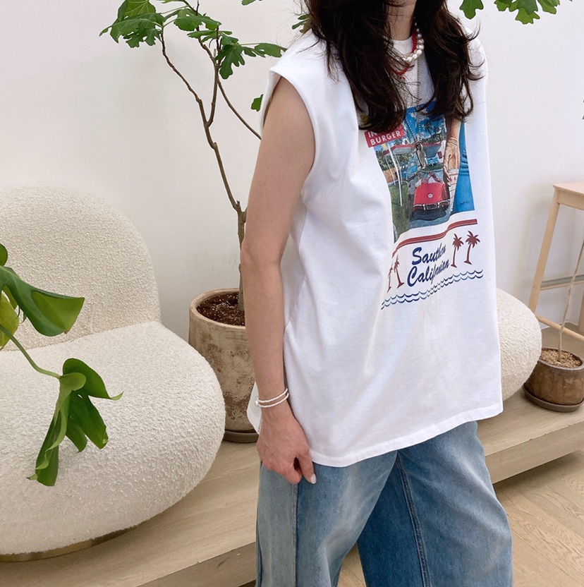 HANNA-A韓國直郵女士新款休閑人氣25春夏時尚職業吊帶背心HANNA吊帶/背心