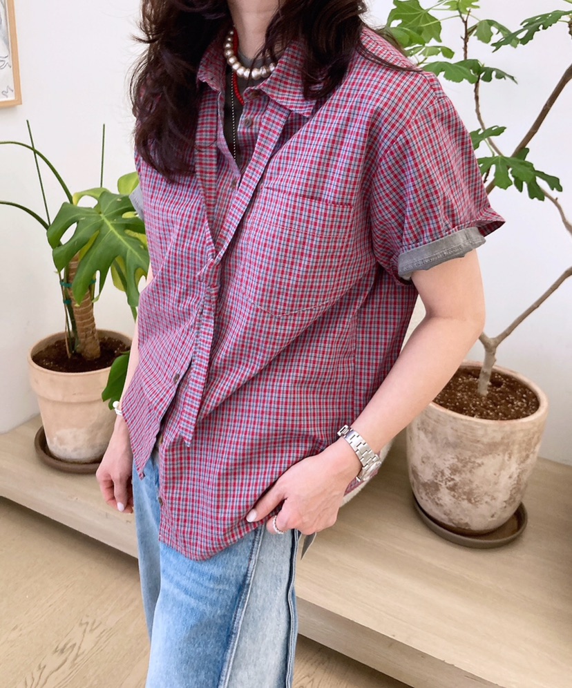 HANNA-A東大門實拍女士新款時尚休閑真品職業25春夏襯衫蕾絲衫HANNA襯衫/蕾絲衫