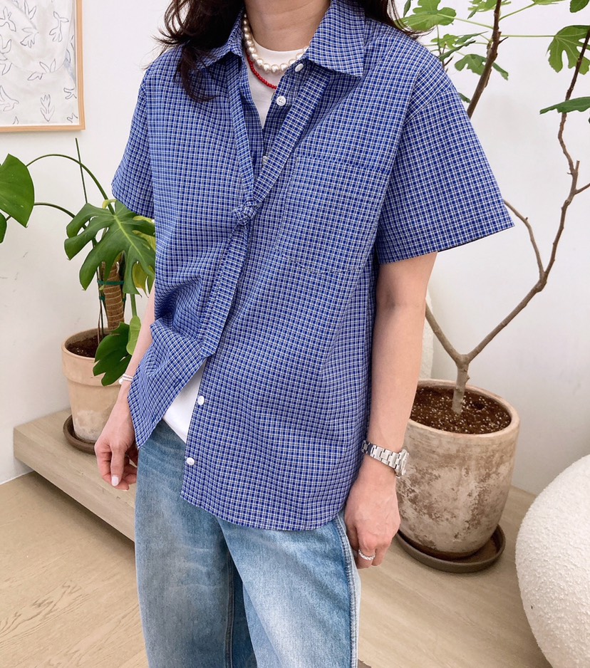 HANNA-A東大門實拍女士新款時尚休閑真品職業25春夏襯衫蕾絲衫HANNA襯衫/蕾絲衫