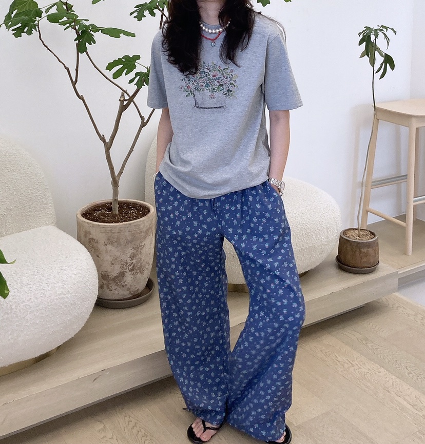 HANNA-A東大門代購女裝新款時尚推薦25春夏職業休閑真品T恤HANNAT恤