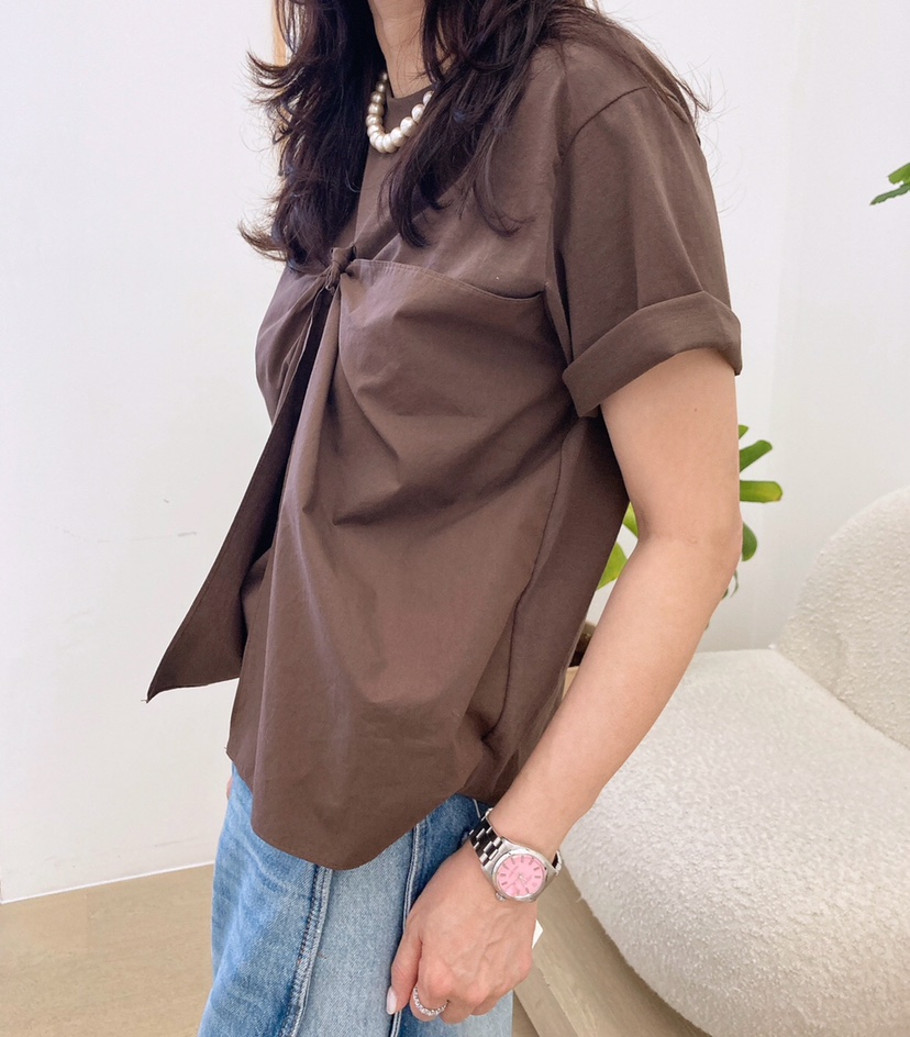 HANNA-A東大門代購女裝新款時尚25春夏推薦休閑人氣熱賣T恤HANNAT恤