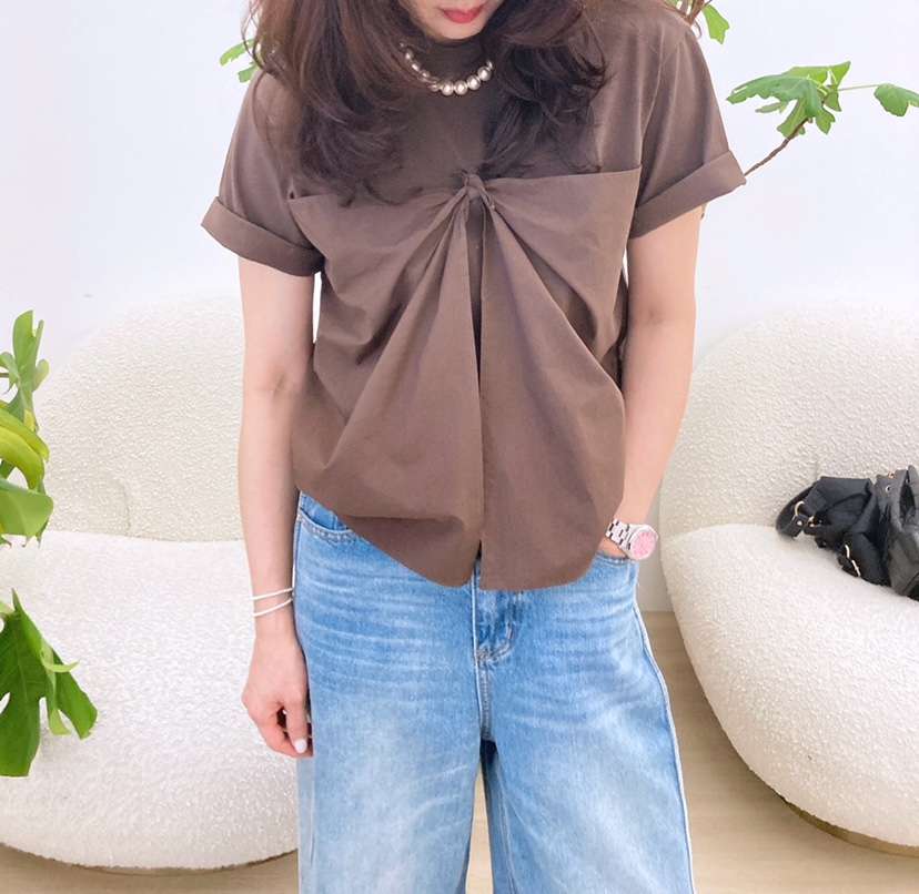 HANNA-A東大門代購女裝新款時尚25春夏推薦休閑人氣熱賣T恤HANNAT恤