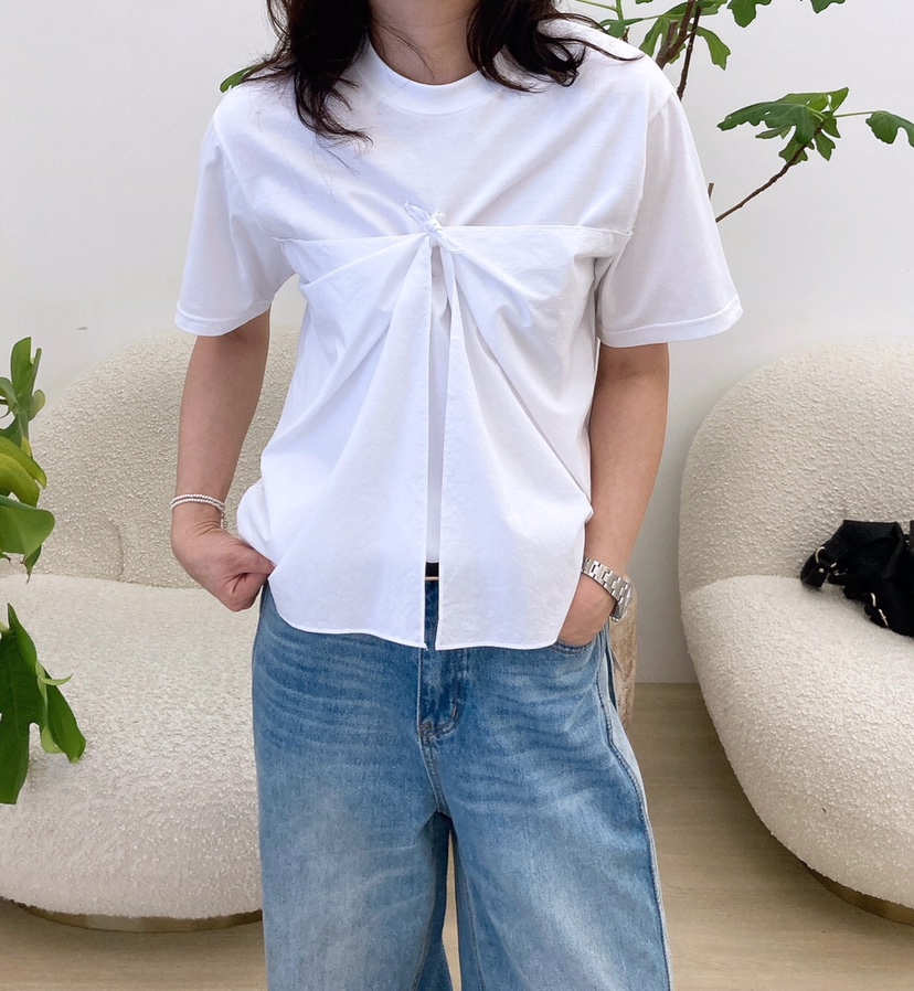 HANNA-A東大門代購女裝新款時尚25春夏推薦休閑人氣熱賣T恤HANNAT恤