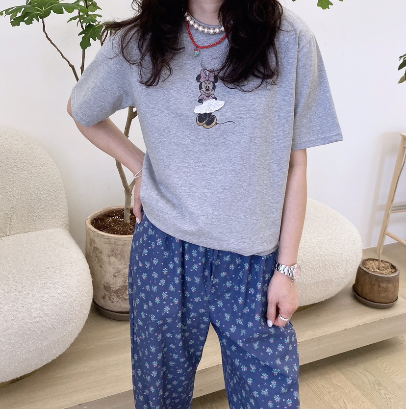 HANNA-A東大門代購女裝新款職業熱賣時尚休閑人氣真品T恤蕾絲HANNAT恤