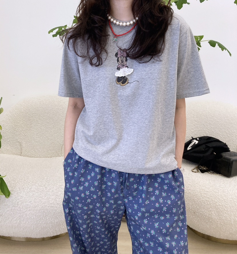 HANNA-A東大門代購女裝新款職業熱賣時尚休閑人氣真品T恤蕾絲HANNAT恤