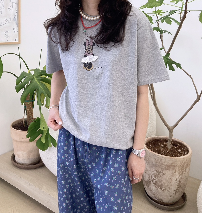 HANNA-A東大門代購女裝新款職業熱賣時尚休閑人氣真品T恤蕾絲HANNAT恤