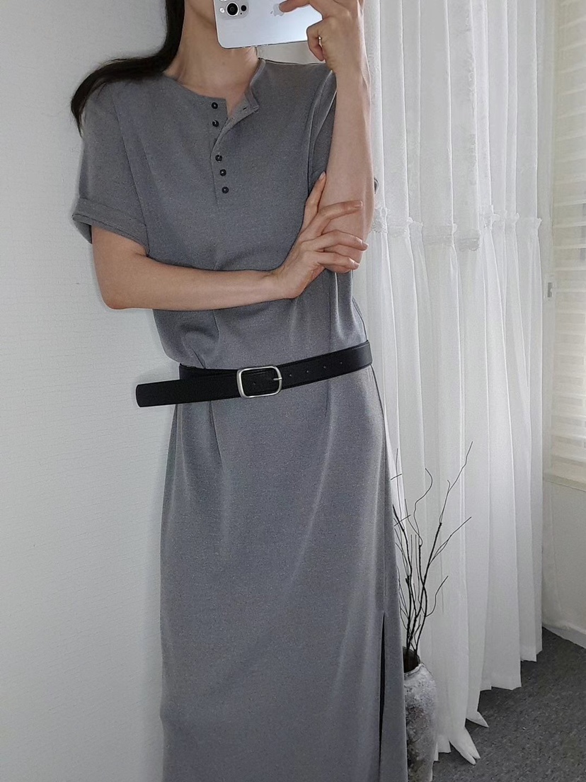 GENTLE B韓國代購女裝新款熱賣休閑真品25春夏連衣裙不含腰帶GENTLE B連衣裙