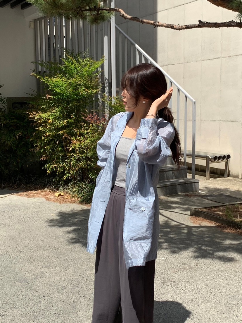 SILVER韓國代購女士新品時尚25春夏休閑人氣推薦熱賣職業夾克SILVER夾克