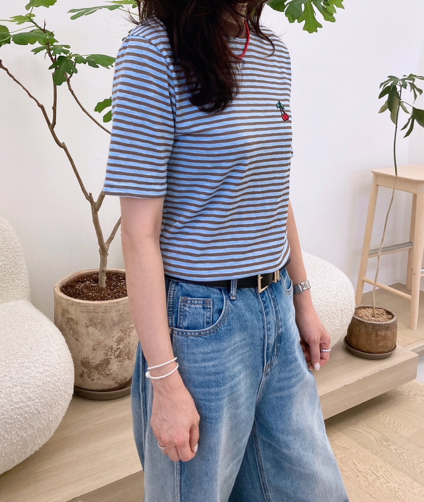 HANNA-A韓國代購女士新款推薦時尚職業人氣熱賣休閑25春夏T恤HANNAT恤