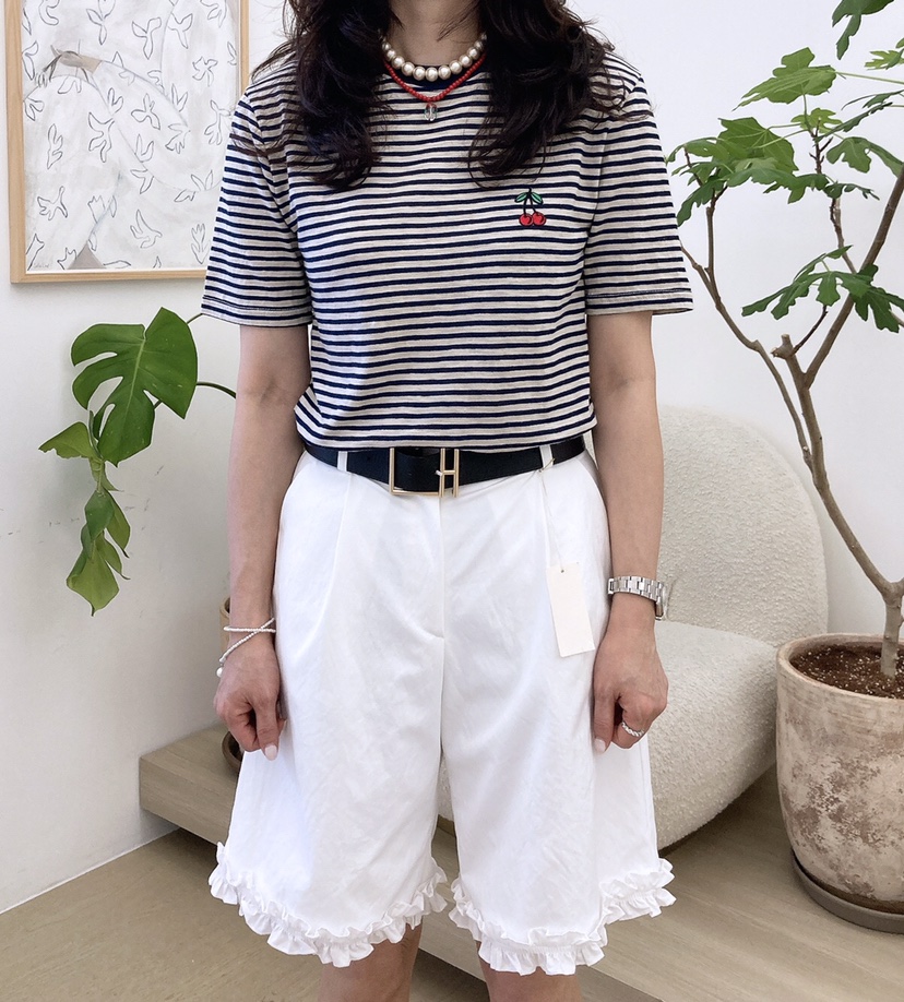 HANNA-A韓國代購女士新款推薦時尚職業人氣熱賣休閑25春夏T恤HANNAT恤