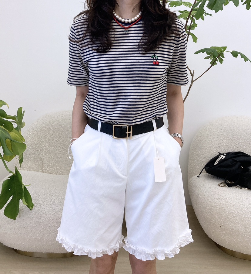 HANNA-A韓國代購女士新款推薦時尚職業人氣熱賣休閑25春夏T恤HANNAT恤