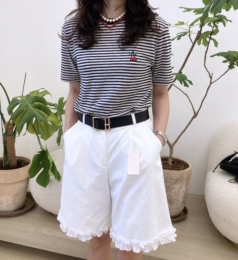 HANNA-A韓國代購女士新款推薦時尚職業人氣熱賣休閑25春夏T恤HANNAT恤