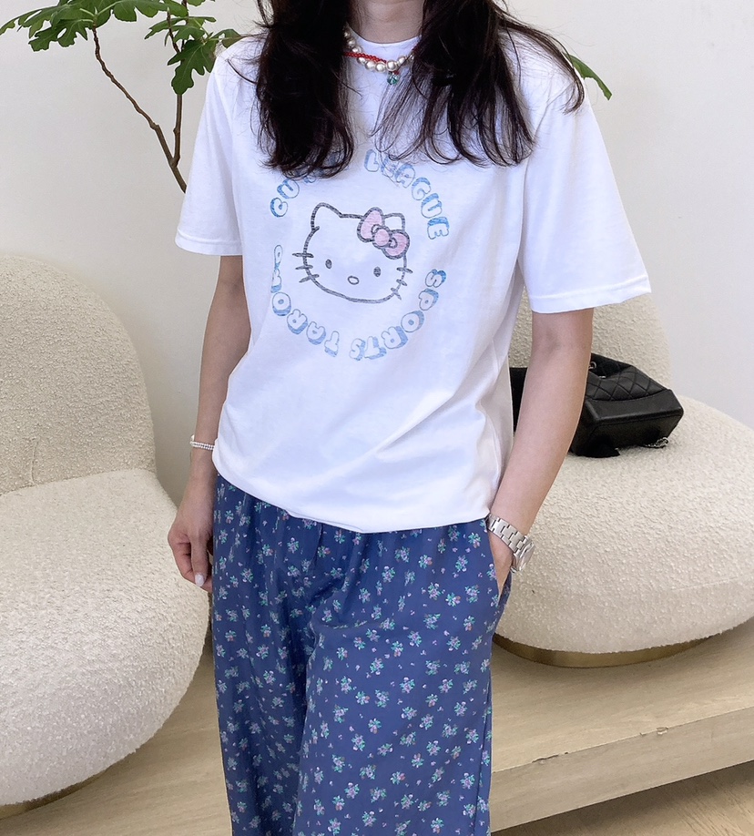 HANNA-A韓國直郵女裝新款職業時尚真品人氣25春夏熱賣推薦T恤HANNAT恤