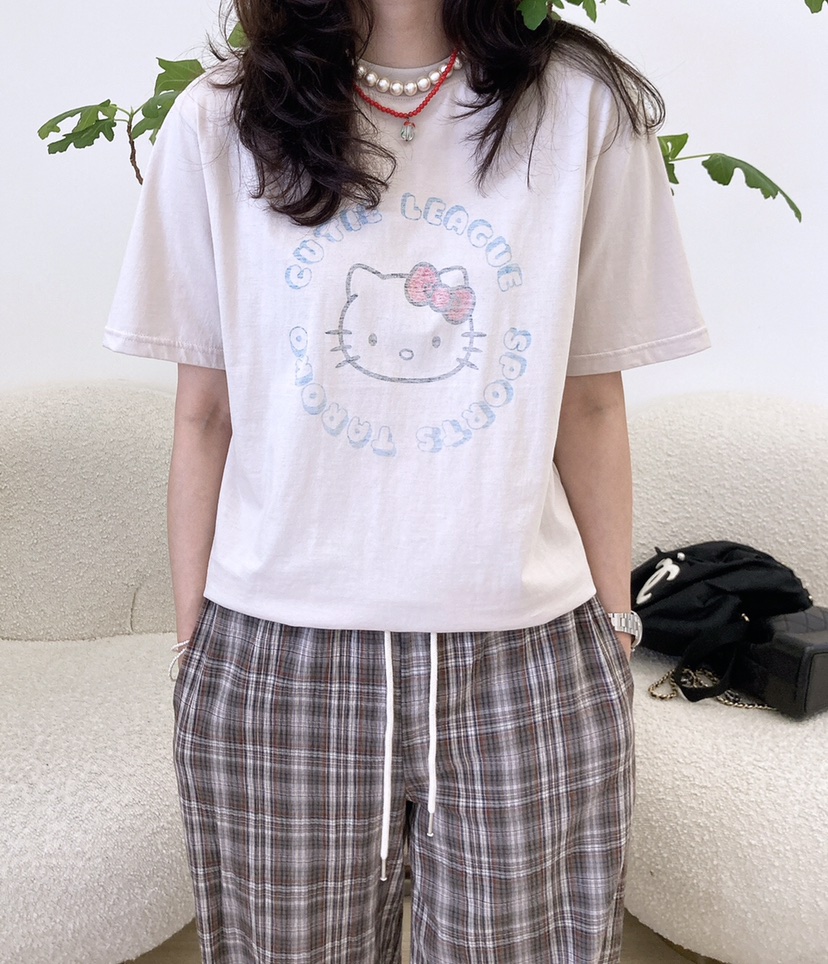HANNA-A韓國直郵女裝新款職業時尚真品人氣25春夏熱賣推薦T恤HANNAT恤