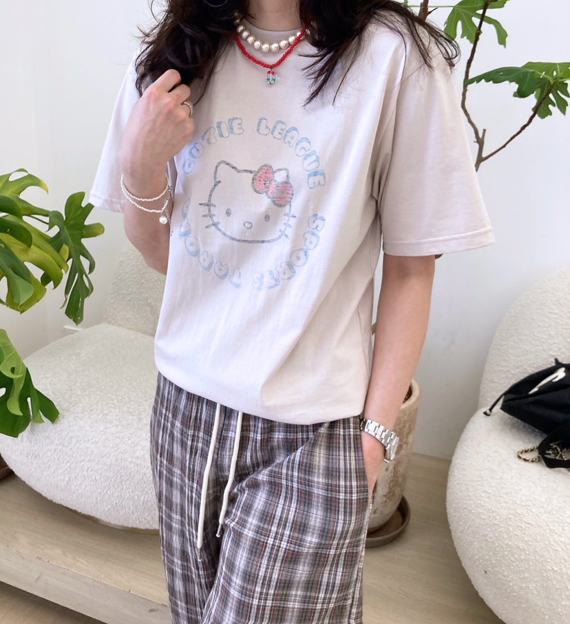 HANNA-A韓國直郵女裝新款職業時尚真品人氣25春夏熱賣推薦T恤HANNAT恤