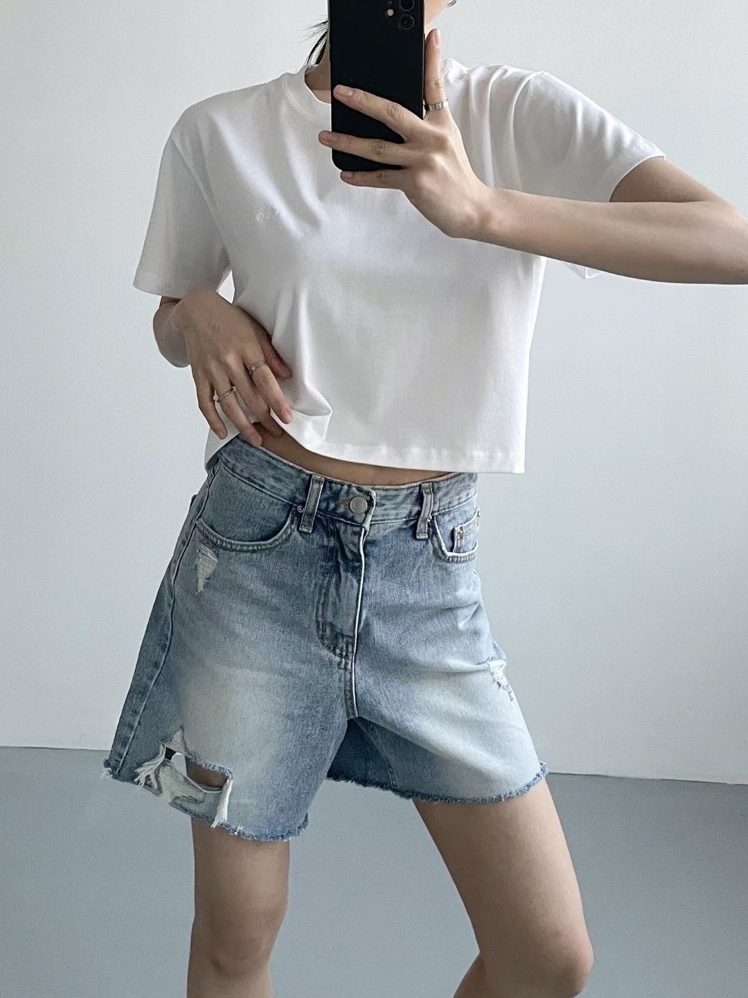 DOUBLEM東大門代購女裝新款職業時尚熱賣25春夏人氣真品短褲DOUBLEM短褲