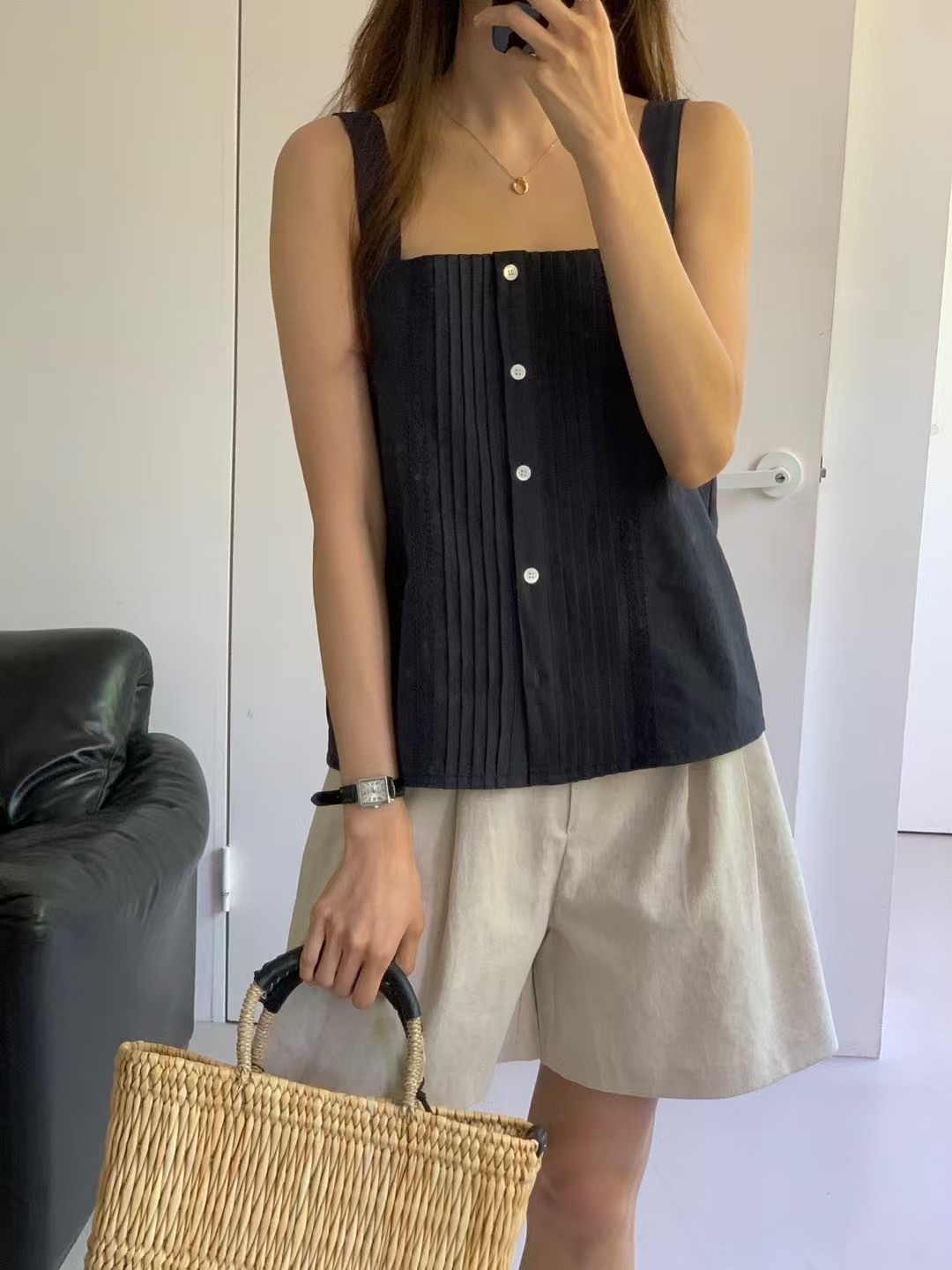 NOMAD東大門代購女士新品人氣真品25春夏休閑時尚推薦吊帶背心NOMAD吊帶/背心