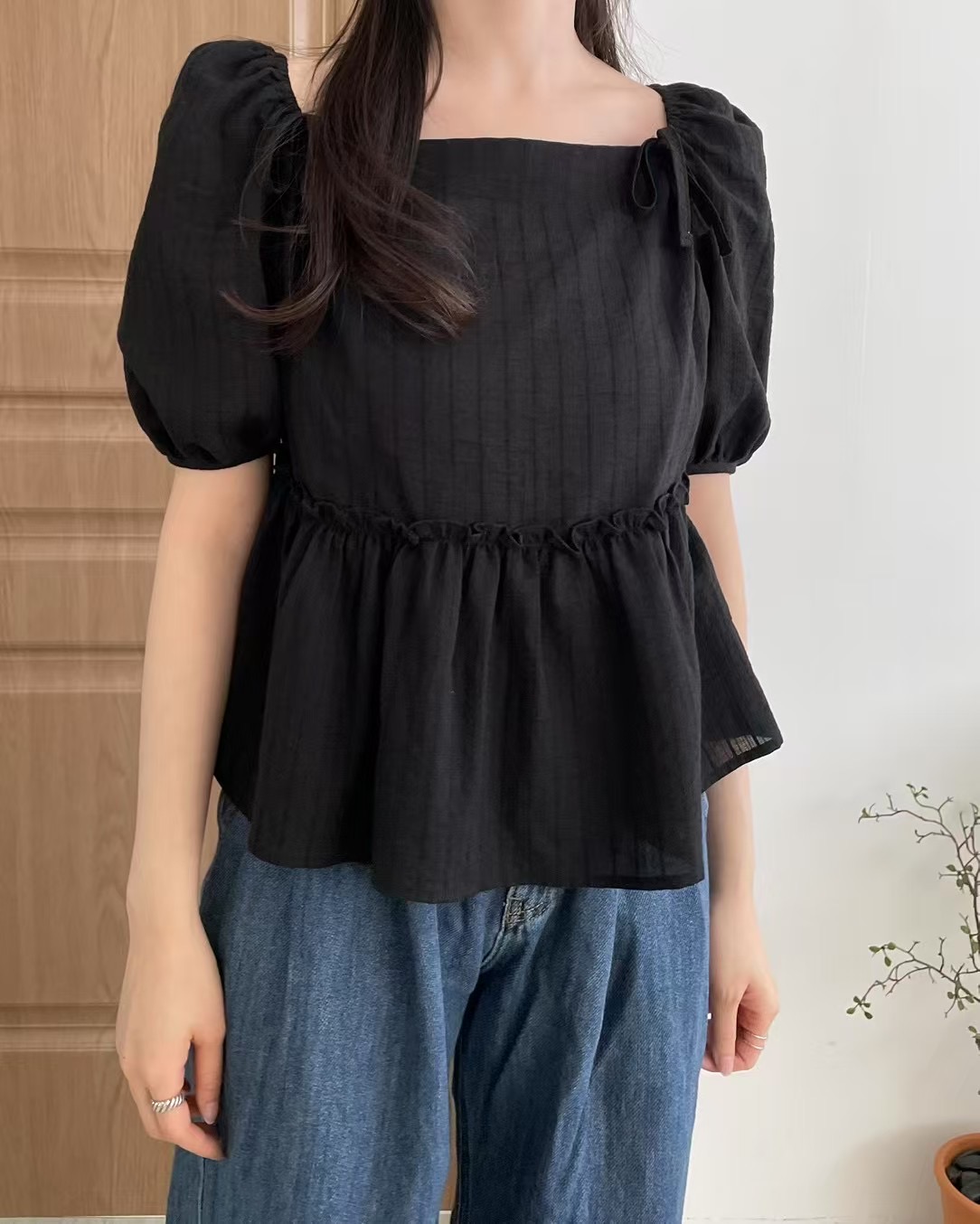 MAGIE東大門代購女士新款25春夏推薦職業人氣時尚襯衫蕾絲衫magie襯衫/蕾絲衫