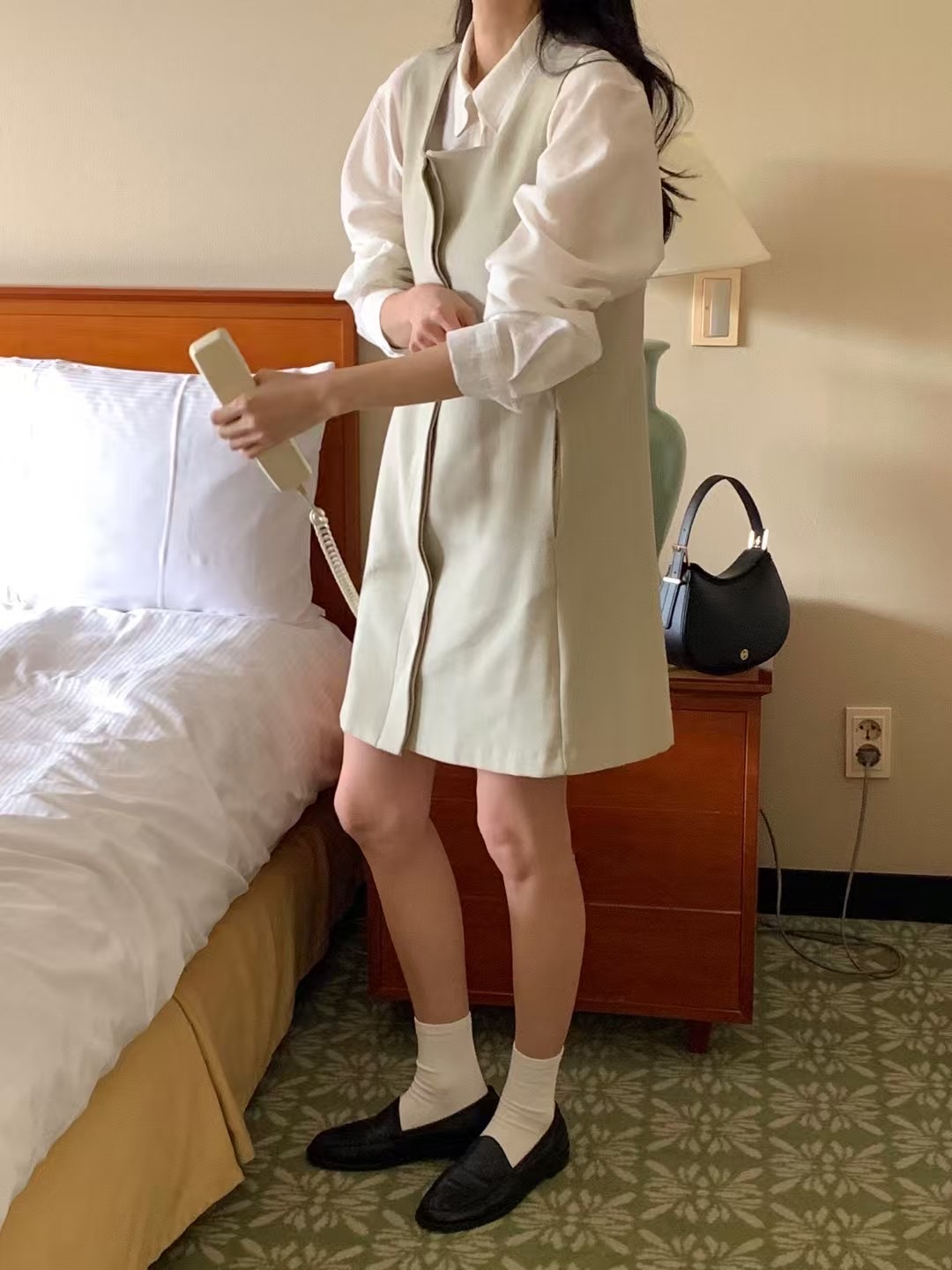 NOMAD韓國代購女士新品職業時尚真品人氣25春夏連衣裙不含內搭NOMAD連衣裙