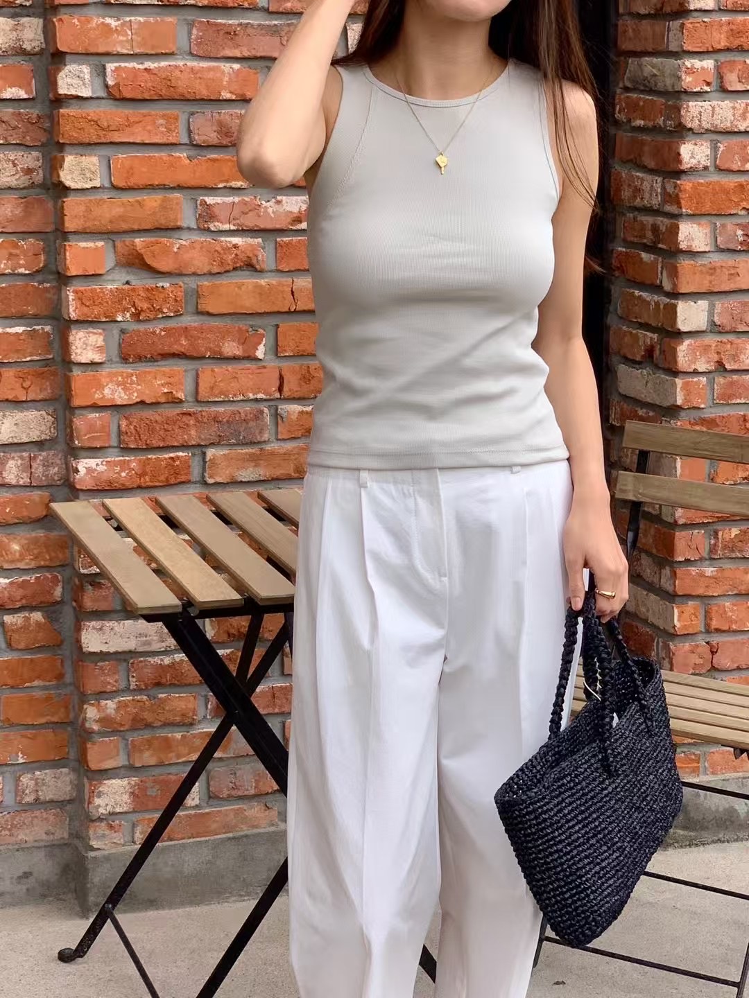 NOMAD東大門代購女裝新款推薦25春夏職業人氣熱賣休閑吊帶背心NOMAD吊帶/背心