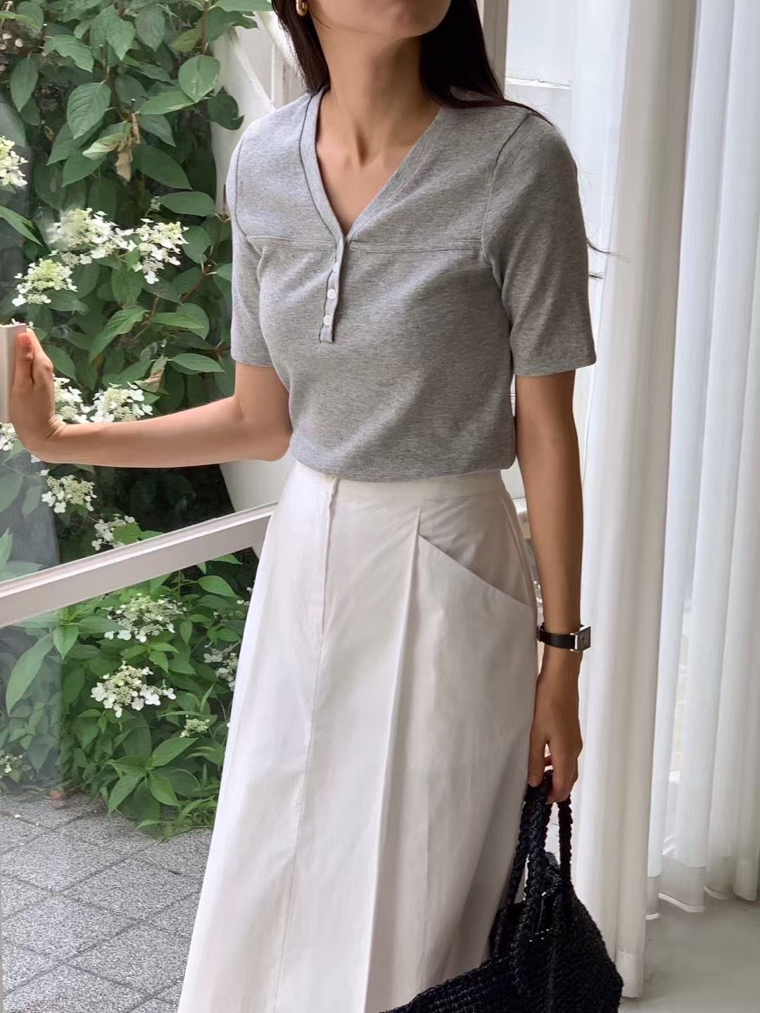 NOMAD韓國直郵女裝新款熱賣時尚真品職業休閑推薦人氣25春夏T恤NOMADT恤