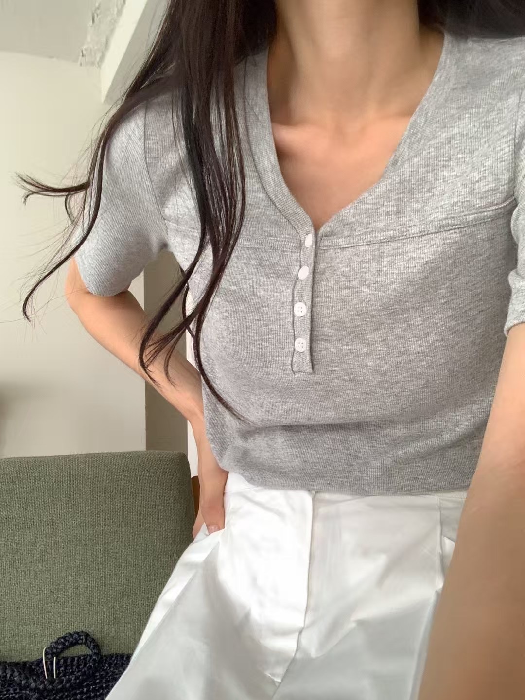 NOMAD韓國直郵女裝新款熱賣時尚真品職業休閑推薦人氣25春夏T恤NOMADT恤