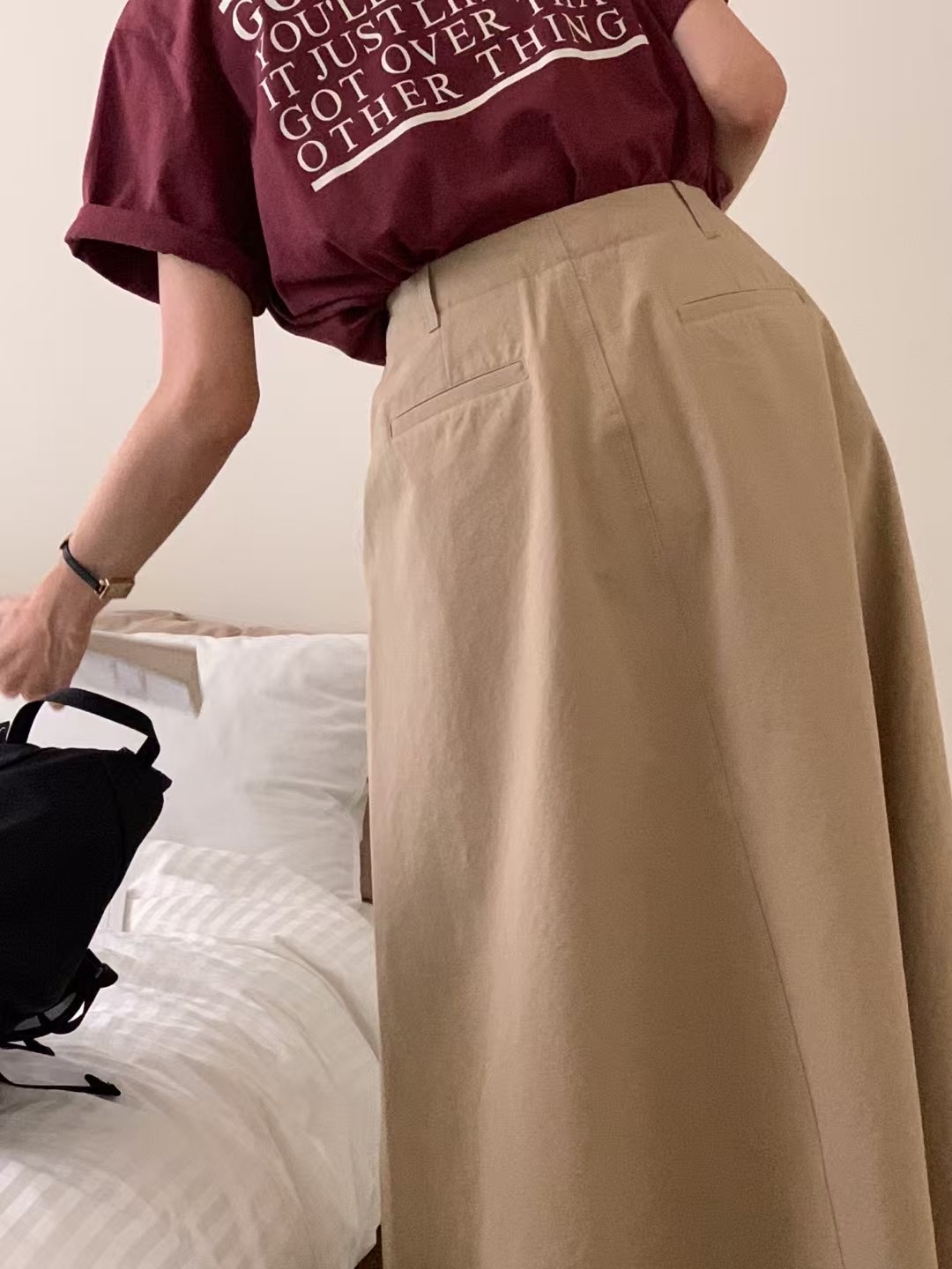 NOMAD東大門代購女士新品推薦25春夏人氣休閑熱賣職業真品長裙NOMAD長裙