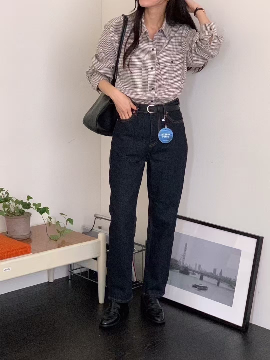NOMAD東大門代購女裝新品職業時尚真品推薦人氣熱賣25春夏牛仔褲NOMAD牛仔褲